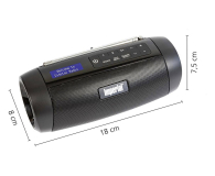IMPERIAL Imperial DABMAN GO DAB+ / FM Compact Radio Black - 1535013 - zdjęcie 8